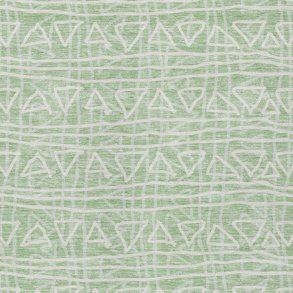 Homeroots 3' Black Gray Ivory Geometric Washable Area Rug For Indoor Outdoor Spaces - Durable & Stylish! 5' X 8' Polyester 583511