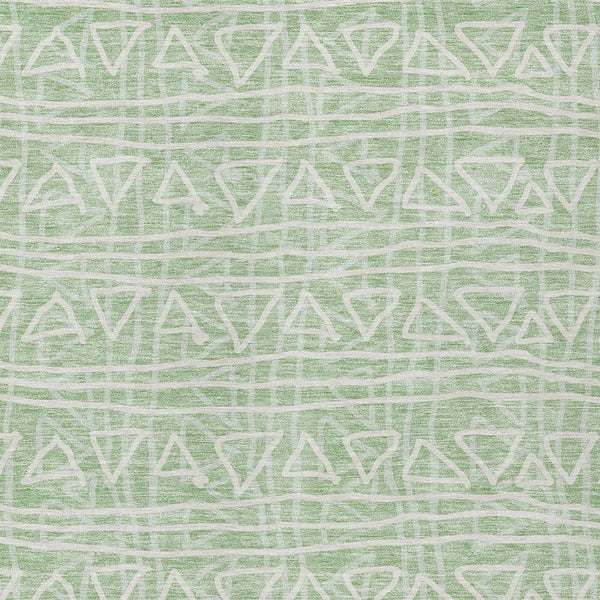 Homeroots 3' Black Gray Ivory Geometric Washable Area Rug For Indoor Outdoor Spaces - Durable & Stylish! 8' X 10' Polyester 583513