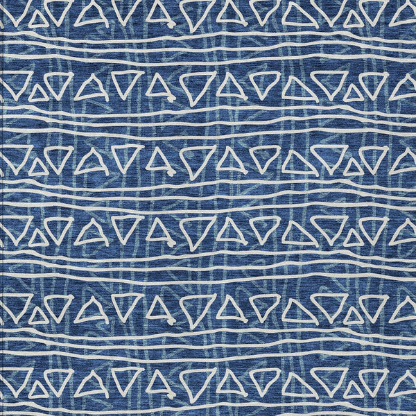 Homeroots 3' Black Gray Ivory Geometric Washable Area Rug For Indoor Outdoor Spaces - Durable & Stylish! 9' X 12' Polyester 583520