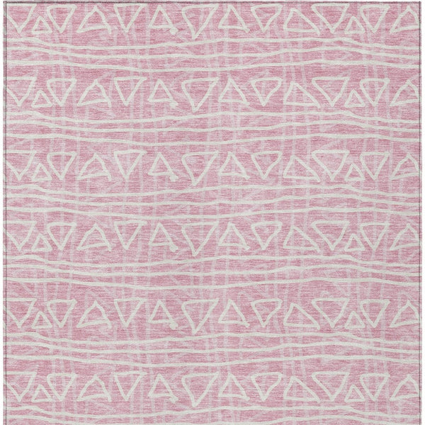 Homeroots 3' Black Gray Ivory Geometric Washable Area Rug For Indoor Outdoor Spaces - Durable & Stylish! 3' X 5' Polyester 583522