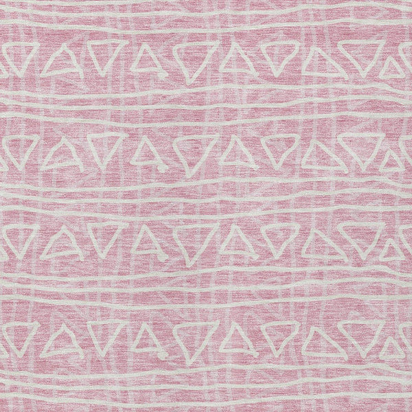 Homeroots 3' Black Gray Ivory Geometric Washable Area Rug For Indoor Outdoor Spaces - Durable & Stylish! 3' X 5' Polyester 583522