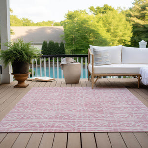 Homeroots 3' Black Gray Ivory Geometric Washable Area Rug For Indoor Outdoor Spaces - Durable & Stylish! 5' X 8' Polyester 583523
