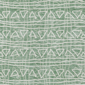 Homeroots 3' Black Gray Ivory Geometric Washable Area Rug For Indoor Outdoor Spaces - Durable & Stylish! 3' X 5' Polyester 583528