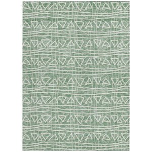 Homeroots 3' Black Gray Ivory Geometric Washable Area Rug For Indoor Outdoor Spaces - Durable & Stylish! 9' X 12' Polyester 583532