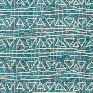 Homeroots 3' Black Gray Ivory Geometric Washable Area Rug For Indoor Outdoor Spaces - Durable & Stylish! 3' X 5' Polyester 583534