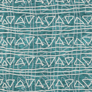 Homeroots 3' Black Gray Ivory Geometric Washable Area Rug For Indoor Outdoor Spaces - Durable & Stylish! 5' X 8' Polyester 583535