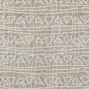 Homeroots 3' Black Gray Ivory Geometric Washable Area Rug For Indoor Outdoor Spaces - Durable & Stylish! 10' X 14' Polyester 583545