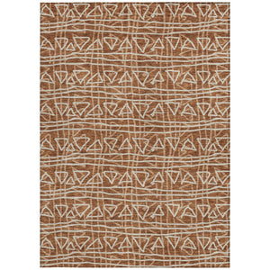 Homeroots 3' Black Gray Ivory Geometric Washable Area Rug For Indoor Outdoor Spaces - Durable & Stylish! 3' X 5' Polyester 583546