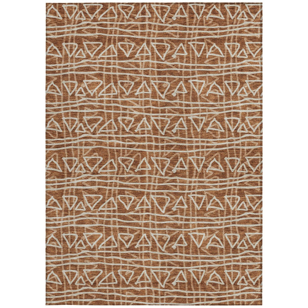 Homeroots 3' Black Gray Ivory Geometric Washable Area Rug For Indoor Outdoor Spaces - Durable & Stylish! 3' X 5' Polyester 583546