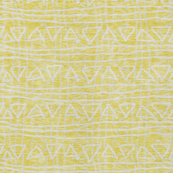 Homeroots 3' Black Gray Ivory Geometric Washable Area Rug For Indoor Outdoor Spaces - Durable & Stylish! 3' X 5' Polyester 583552