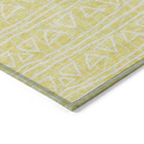 Homeroots 3' Black Gray Ivory Geometric Washable Area Rug For Indoor Outdoor Spaces - Durable & Stylish! 5' X 8' Polyester 583553