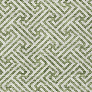 Homeroots 3' Black And Ivory Geometric Washable Area Rug For Indoor And Outdoor Spaces, Durable & Stylish 5' X 8' Polyester 583577