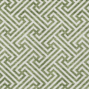 Homeroots 3' Black And Ivory Geometric Washable Area Rug For Indoor And Outdoor Spaces, Durable & Stylish 8' X 10' Polyester 583579