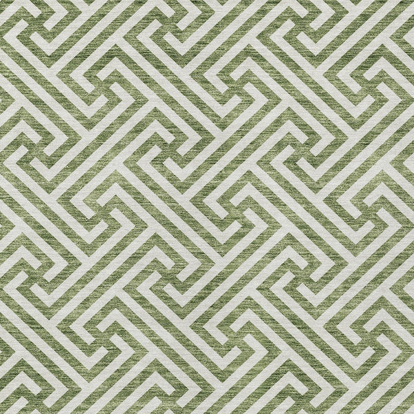 Homeroots 3' Black And Ivory Geometric Washable Area Rug For Indoor And Outdoor Spaces, Durable & Stylish 8' X 10' Polyester 583579