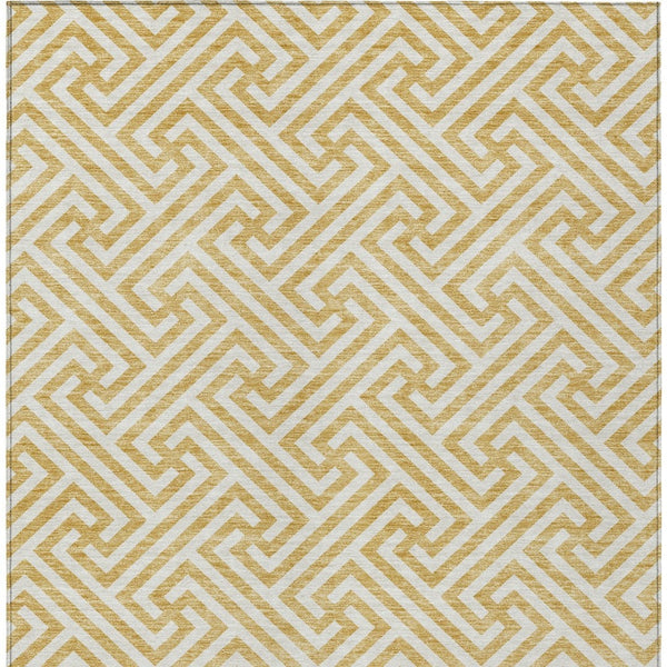 Homeroots 3' Black And Ivory Geometric Washable Area Rug For Indoor And Outdoor Spaces, Durable & Stylish 9' X 12' Polyester 583586