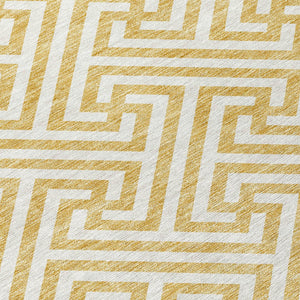 Homeroots 3' Black And Ivory Geometric Washable Area Rug For Indoor And Outdoor Spaces, Durable & Stylish 10' X 14' Polyester 583587