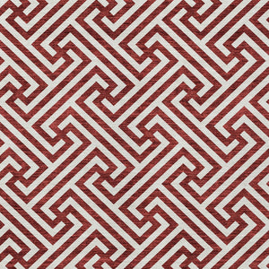 Homeroots 3' Black And Ivory Geometric Washable Area Rug For Indoor And Outdoor Spaces, Durable & Stylish 5' X 8' Polyester 583595