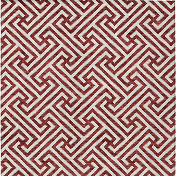 Homeroots 3' Black And Ivory Geometric Washable Area Rug For Indoor And Outdoor Spaces, Durable & Stylish 9' X 12' Polyester 583598