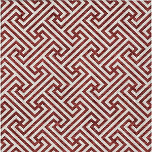 Homeroots 3' Black And Ivory Geometric Washable Area Rug For Indoor And Outdoor Spaces, Durable & Stylish 10' X 14' Polyester 583599