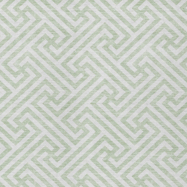 Homeroots 3' Black And Ivory Geometric Washable Area Rug For Indoor And Outdoor Spaces, Durable & Stylish 5' X 8' Polyester 583601