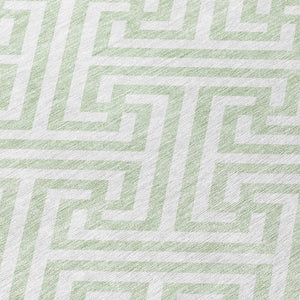 Homeroots 3' Black And Ivory Geometric Washable Area Rug For Indoor And Outdoor Spaces, Durable & Stylish 9' X 12' Polyester 583604