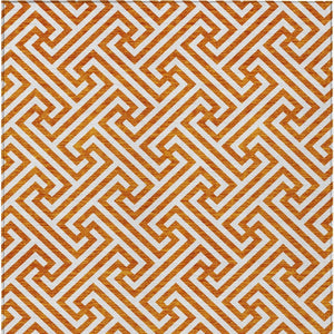 Homeroots 3' Black And Ivory Geometric Washable Area Rug For Indoor And Outdoor Spaces, Durable & Stylish 3' X 5' Polyester 583606