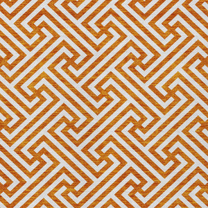 Homeroots 3' Black And Ivory Geometric Washable Area Rug For Indoor And Outdoor Spaces, Durable & Stylish 5' X 8' Polyester 583607