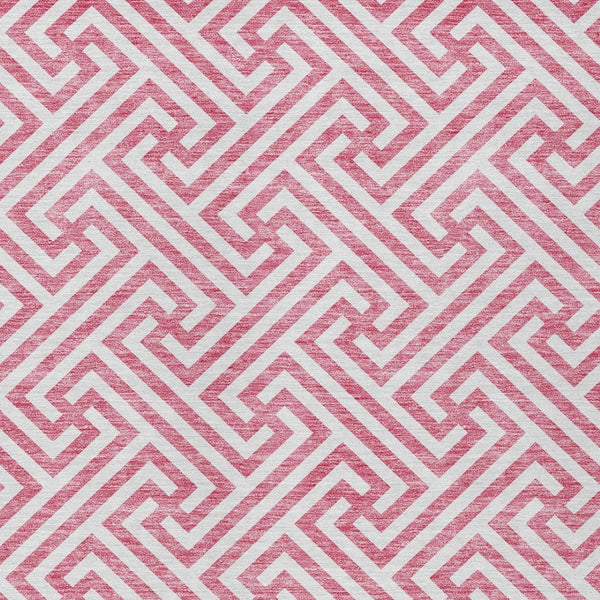 Homeroots 3' Black And Ivory Geometric Washable Area Rug For Indoor And Outdoor Spaces, Durable & Stylish 5' X 8' Polyester 583613