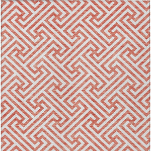 Homeroots 3' Black And Ivory Geometric Washable Area Rug For Indoor And Outdoor Spaces, Durable & Stylish 8' X 10' Polyester 583627