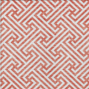 Homeroots 3' Black And Ivory Geometric Washable Area Rug For Indoor And Outdoor Spaces, Durable & Stylish 8' X 10' Polyester 583627