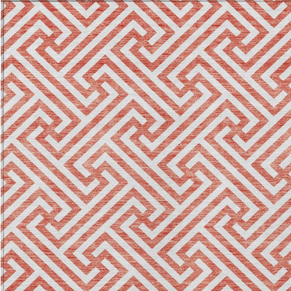 Homeroots 3' Black And Ivory Geometric Washable Area Rug For Indoor And Outdoor Spaces, Durable & Stylish 8' X 10' Polyester 583627