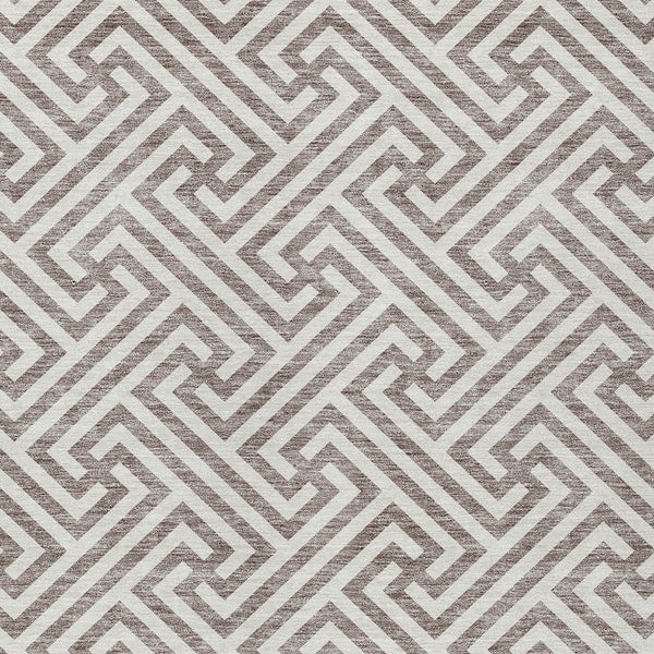 Homeroots 3' Black And Ivory Geometric Washable Area Rug For Indoor And Outdoor Spaces, Durable & Stylish 3' X 5' Polyester 583636