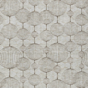 Homeroots 3' Artichoke Green Geometric Washable Area Rug - Perfect For Indoor And Outdoor Spaces, Durable Design 3' X 5' Polyester 583648