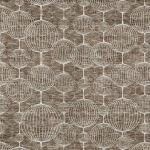 Homeroots 3' Artichoke Green Geometric Washable Area Rug - Perfect For Indoor And Outdoor Spaces, Durable Design 3' X 5' Polyester 583660