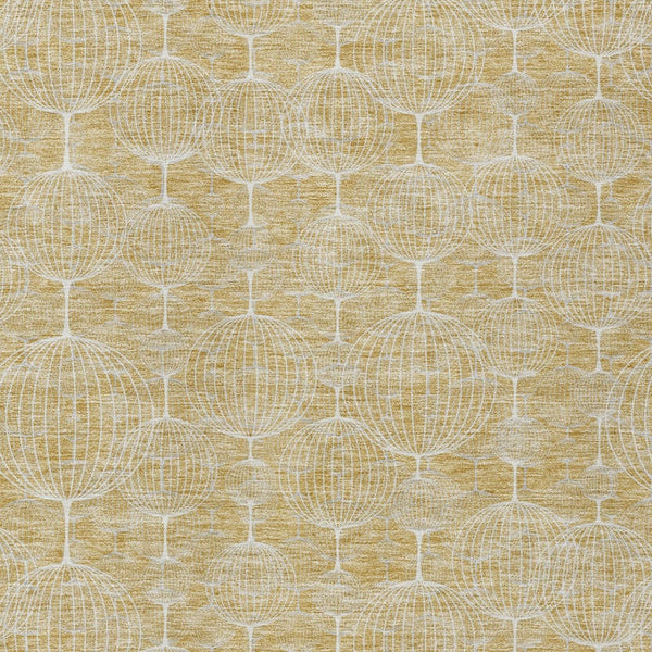 Homeroots 3' Artichoke Green Geometric Washable Area Rug - Perfect For Indoor And Outdoor Spaces, Durable Design 10' X 14' Polyester 583677