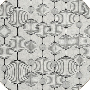 Homeroots 3' Artichoke Green Geometric Washable Area Rug - Perfect For Indoor And Outdoor Spaces, Durable Design 8' Round Polyester 583680