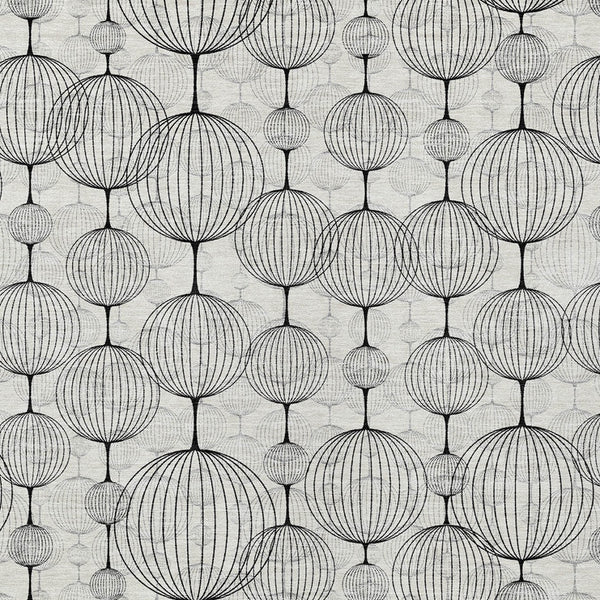 Homeroots 3' Artichoke Green Geometric Washable Area Rug - Perfect For Indoor And Outdoor Spaces, Durable Design 8' X 10' Polyester 583687