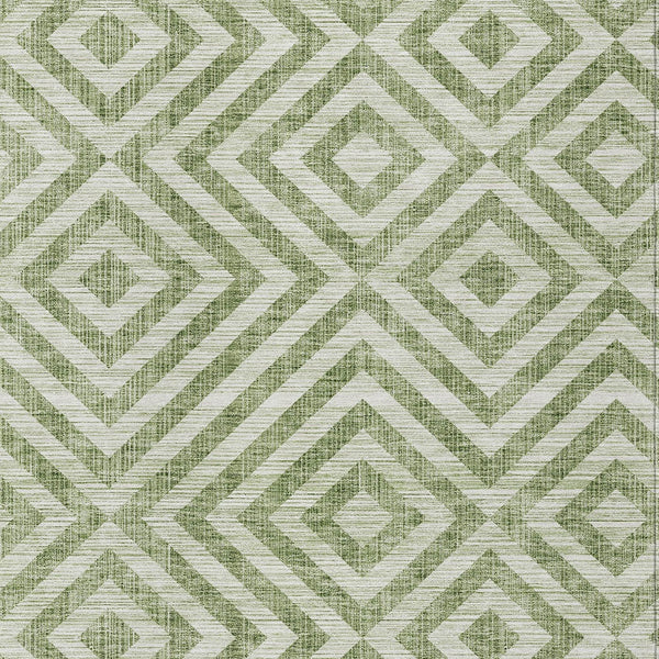 Homeroots 3' Stylish Black, Gray & Silver Geometric Washable Rug For Indoor/Outdoor Spaces - Durable Design 10' X 14' Polyester 583707