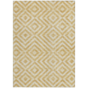 Homeroots 3' Stylish Black, Gray & Silver Geometric Washable Rug For Indoor/Outdoor Spaces - Durable Design 3' X 5' Polyester 583708