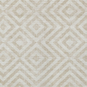 Homeroots 3' Stylish Black, Gray & Silver Geometric Washable Rug For Indoor/Outdoor Spaces - Durable Design 9' X 12' Polyester 583724