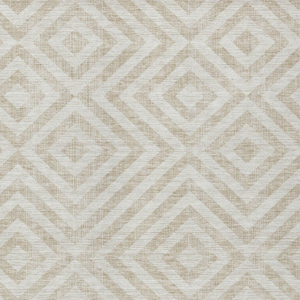 Homeroots 3' Stylish Black, Gray & Silver Geometric Washable Rug For Indoor/Outdoor Spaces - Durable Design 10' X 14' Polyester 583725