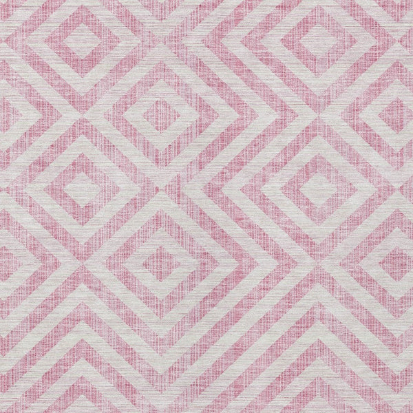 Homeroots 3' Stylish Black, Gray & Silver Geometric Washable Rug For Indoor/Outdoor Spaces - Durable Design 8' X 10' Polyester 583735