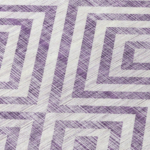 Homeroots 3' Stylish Black, Gray & Silver Geometric Washable Rug For Indoor/Outdoor Spaces - Durable Design 8' X 10' Polyester 583741