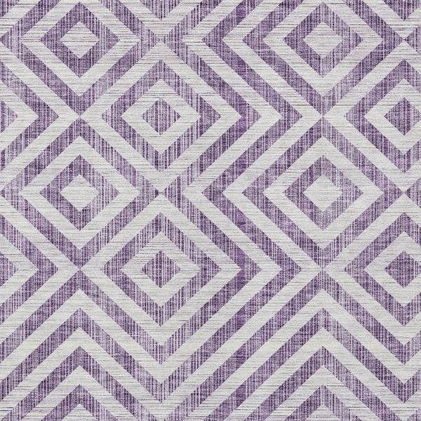 Homeroots 3' Stylish Black, Gray & Silver Geometric Washable Rug For Indoor/Outdoor Spaces - Durable Design 9' X 12' Polyester 583742