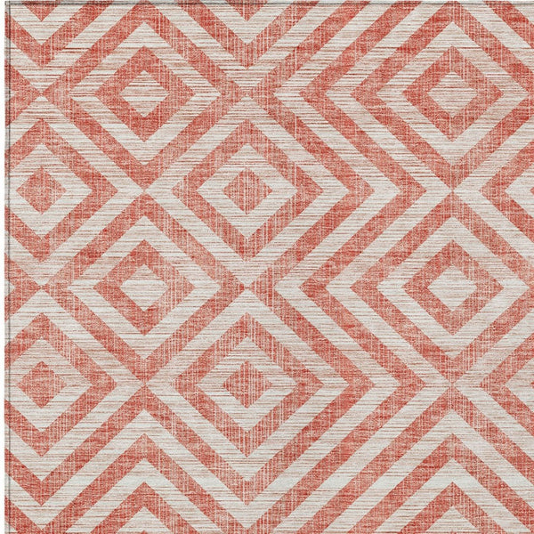 Homeroots 3' Stylish Black, Gray & Silver Geometric Washable Rug For Indoor/Outdoor Spaces - Durable Design 8' X 10' Polyester 583747