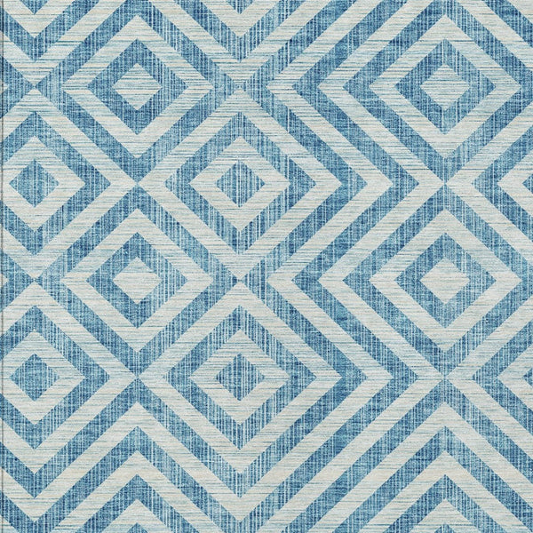 Homeroots 3' Stylish Black, Gray & Silver Geometric Washable Rug For Indoor/Outdoor Spaces - Durable Design 9' X 12' Polyester 583754