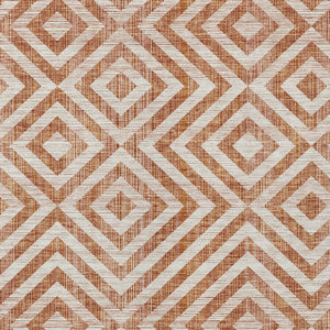 Homeroots 3' Stylish Black, Gray & Silver Geometric Washable Rug For Indoor/Outdoor Spaces - Durable Design 8' X 10' Polyester 583759