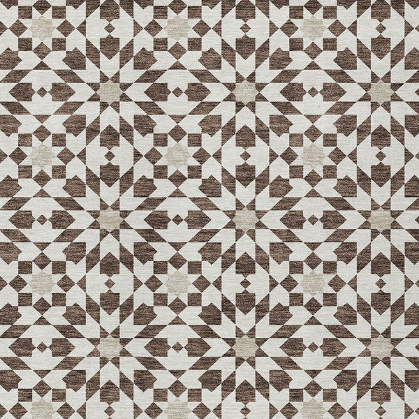 Homeroots 3' Black Gray Silver Floral Medallion Washable Area Rug For Stylish Indoor & Outdoor Spaces 3' X 5' Polyester 583768