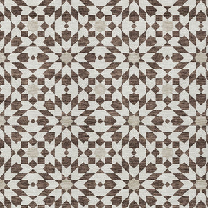 Homeroots 3' Black Gray Silver Floral Medallion Washable Area Rug For Stylish Indoor & Outdoor Spaces 8' X 10' Polyester 583771