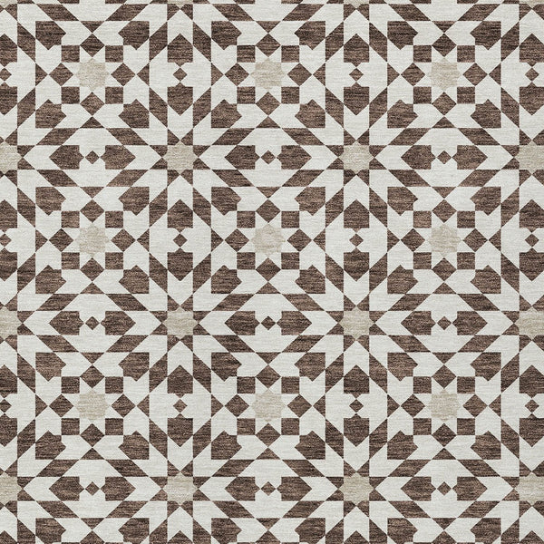 Homeroots 3' Black Gray Silver Floral Medallion Washable Area Rug For Stylish Indoor & Outdoor Spaces 9' X 12' Polyester 583772